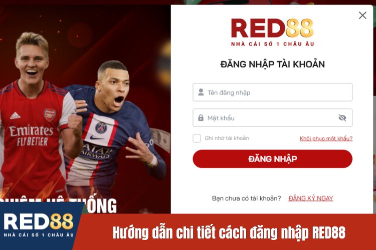 Hướng dẫn chi tiết cách đăng nhập RED88