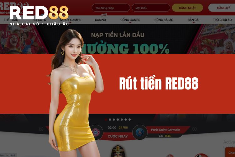 Rút tiền RED88 - Điều kiện điều khoản chi tiết cho cược thủ