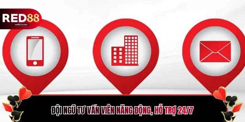 Đội ngũ tư vấn viên năng động, hỗ trợ 24/7