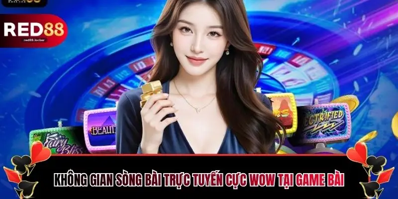 Không gian sòng bài trực tuyến cực wow tại game bài