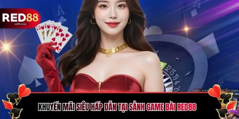 Khuyến mãi siêu hấp dẫn tại sảnh game bài RED88