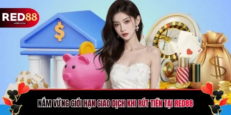 Nắm vững giới hạn giao dịch khi rút tiền tại RED88